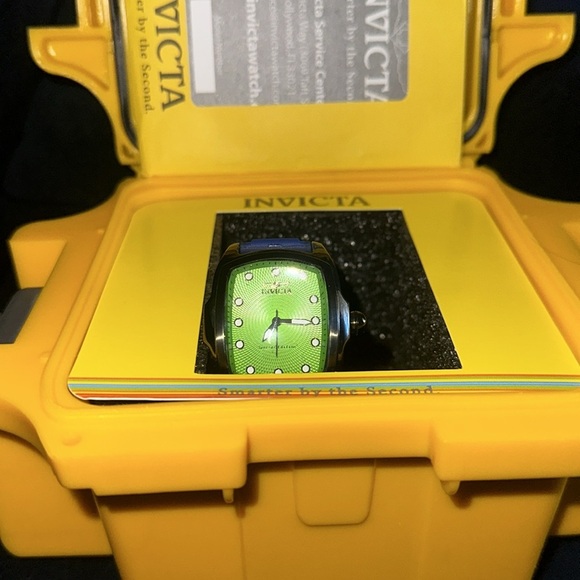 NWT Invicta blue and lime green watch - Picture 1 of 8